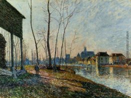 Ein Februar-Morgen bei Moret auf Loing Ein Februar-Morgen bei Moret auf Loing