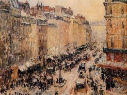 Rue Saint Lazare unter Schnee Rue Saint Lazare unter Schnee