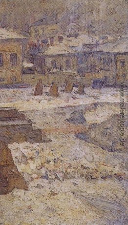 Platz vor dem Museum der Schönen Künste in Moskau Platz vor dem Museum der Schönen Künste in Moskau