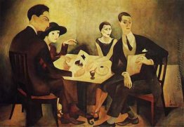 Selbstporträt in einer Gruppe Selbstporträt in einer Gruppe