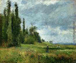 Ein Teil der Groettes, Pontoise, Graues Wetter Ein Teil der Groettes, Pontoise, Graues Wetter