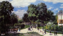 Die Champs Elysees während der Pariser Messe 1867 Die Champs Elysees während der Pariser Messe 1867