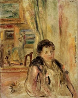 Frau in einem Innenraum Frau in einem Innenraum