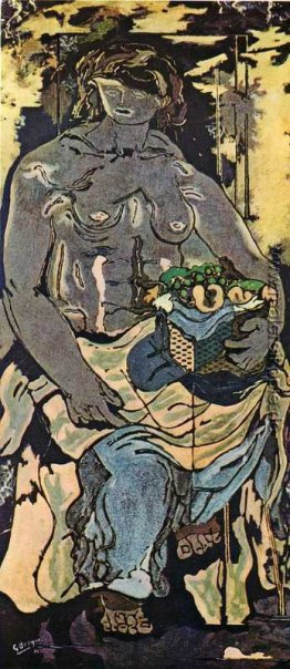 Nackte Frau mit Korb der Frucht (Canephorus) Nackte Frau mit Korb der Frucht (Canephorus)