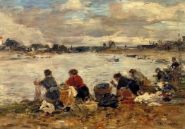 Wäscherinnen am Ufer des Touques Wäscherinnen am Ufer des Touques
