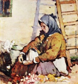 Blumen-Verkäufer Blumen-Verkäufer