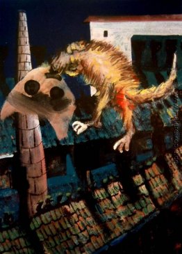 Katze auf dem Dach Katze auf dem Dach