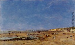 Trouville, Panorama der Strand Trouville, Panorama der Strand