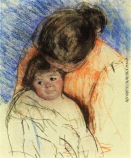 Sketch von Mutter Blick hinunter auf Thomas Sketch von Mutter Blick hinunter auf Thomas