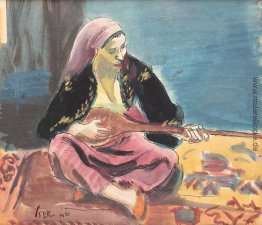 Tatar Frau mit Mandoline Tatar Frau mit Mandoline