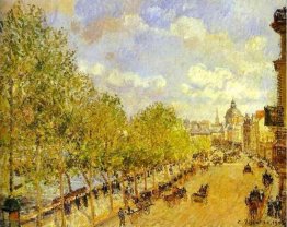 Quai Malaquais im Nachmittag, Sonnenschein Quai Malaquais im Nachmittag, Sonnenschein