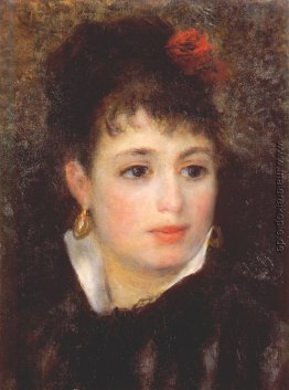 Frau mit einer Rose Frau mit einer Rose