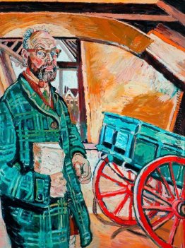 Selbstporträt mit Wagen Selbstporträt mit Wagen
