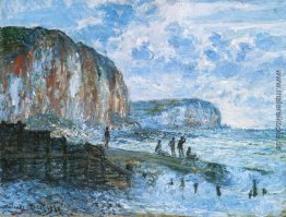 Klippen von Les Petites-Dalles Klippen von Les Petites-Dalles