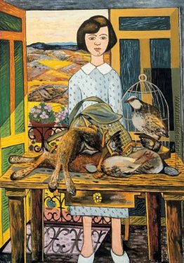 Mädchen mit Stilleben Mädchen mit Stilleben