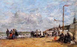 Trouville, Beach Scene Trouville, Beach Scene
