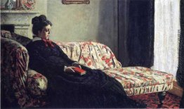 Meditation, Madame Monet auf dem Sofa sitzend Meditation, Madame Monet auf dem Sofa sitzend