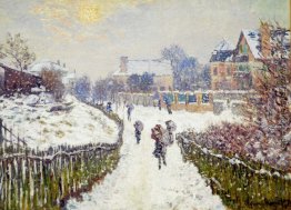 Boulevard Saint-Denis, Argenteuil, im Winter Boulevard Saint-Denis, Argenteuil, im Winter