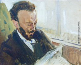 Francisco d'Andrade, der eine Zeitung liest Francisco d'Andrade, der eine Zeitung liest