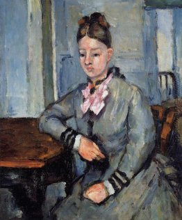 Madame Cezanne Leaning auf einer Tabelle Madame Cezanne Leaning auf einer Tabelle