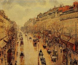 Boulevard Montmartre Nachmittag, im Regen Boulevard Montmartre Nachmittag, im Regen