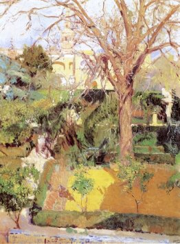 Gärten der Alcázof Sevilla in der Winterzeit Gärten der Alcázof Sevilla in der Winterzeit