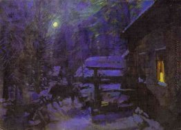 Mondnacht. Winter Mondnacht. Winter
