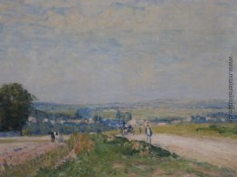 Die Straße zu Louveciennes Montbuisson Die Straße zu Louveciennes Montbuisson