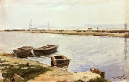 Drei Boote By A Shore Drei Boote By A Shore