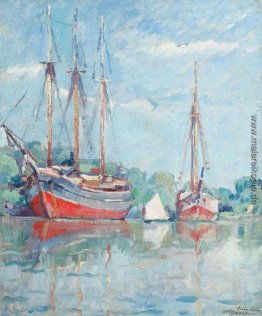 Boote auf der Donau (valcov) Boote auf der Donau (valcov)