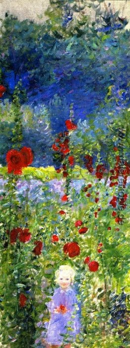 Kind in einem Gerden, Giverny Kind in einem Gerden, Giverny