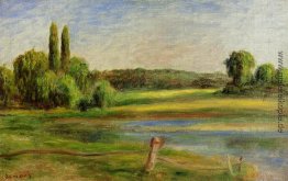 Landschaft mit Zaun Landschaft mit Zaun