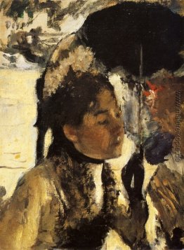 Tuileries, die Frau mit einem Sonnenschirm Tuileries, die Frau mit einem Sonnenschirm