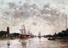Dordrecht, La Meuse, Blick Swandrecht Dordrecht, La Meuse, Blick Swandrecht
