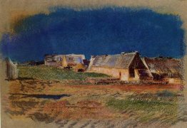 Landschaft in der Bretagne, Peyrelebade Landschaft in der Bretagne, Peyrelebade