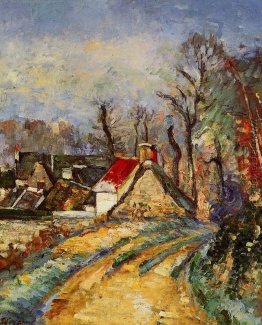 Die Wende in der Straße in Auvers Die Wende in der Straße in Auvers