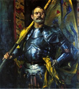 Selbstbildnis als Standartenträger Selbstbildnis als Standartenträger
