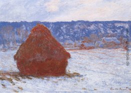 Grainstack Bedeckt Wetter, Schnee-Effekt Grainstack Bedeckt Wetter, Schnee-Effekt