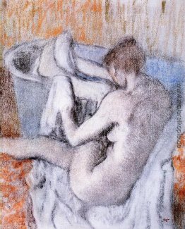Die Toilette nach dem Bad Die Toilette nach dem Bad