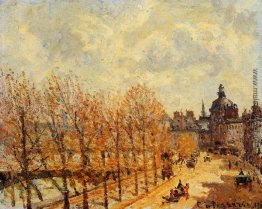 Die Malaquais Quay in der Früh, Wetter Die Malaquais Quay in der Früh, Wetter