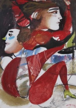 Die weißen und roten Maske Die weißen und roten Maske