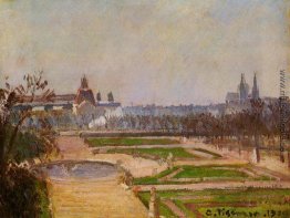 Die Tuileries und den Louvre Die Tuileries und den Louvre