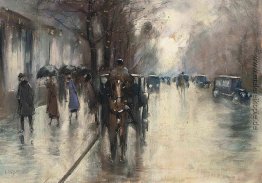 Unter den Linden im Regen Unter den Linden im Regen
