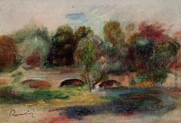 Landschaft mit Brücke Landschaft mit Brücke