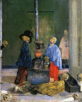 Skelette Der Versuch, sich zu wärmen Skelette Der Versuch, sich zu wärmen