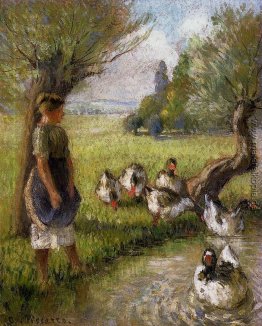 Gans-Mädchen Gans-Mädchen