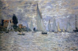 Die Boote Regatta in Argenteuil Die Boote Regatta in Argenteuil