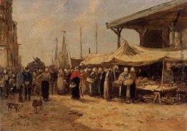 Trouville, Fischmarkt Trouville, Fischmarkt