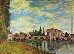 Pont et Moulin de Moret en été Pont et Moulin de Moret en été