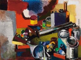 Tavolo e oggetti nello Studio Tavolo e oggetti nello Studio